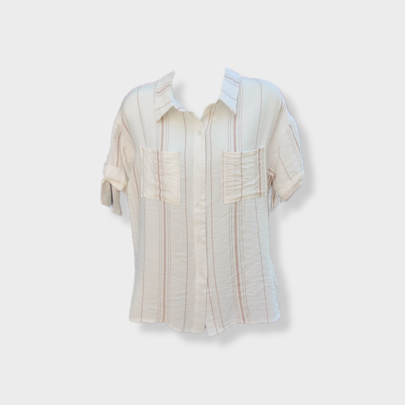 BLUSA CAMISERA DE RAYAS