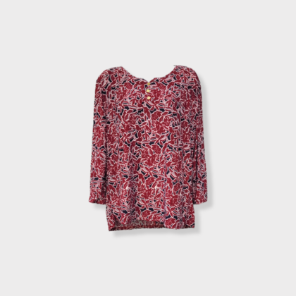BLUSA TALLA PLUS  ESTAMPADA