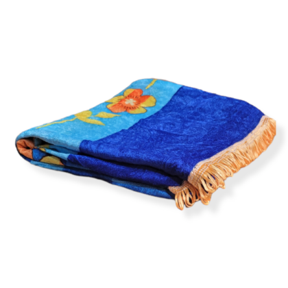 COBIJA ESTAMPADA AZUL