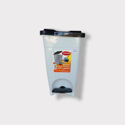 BASURERO #20 CON PEDAL POLINPLAST
