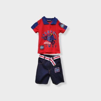 CONJUNTO PIRREGIE KIDS SHORT