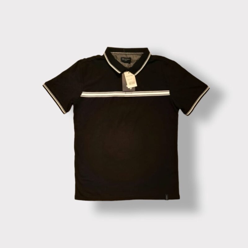 CAMISETA BIG BUDDHA TIPO POLO RAYAS