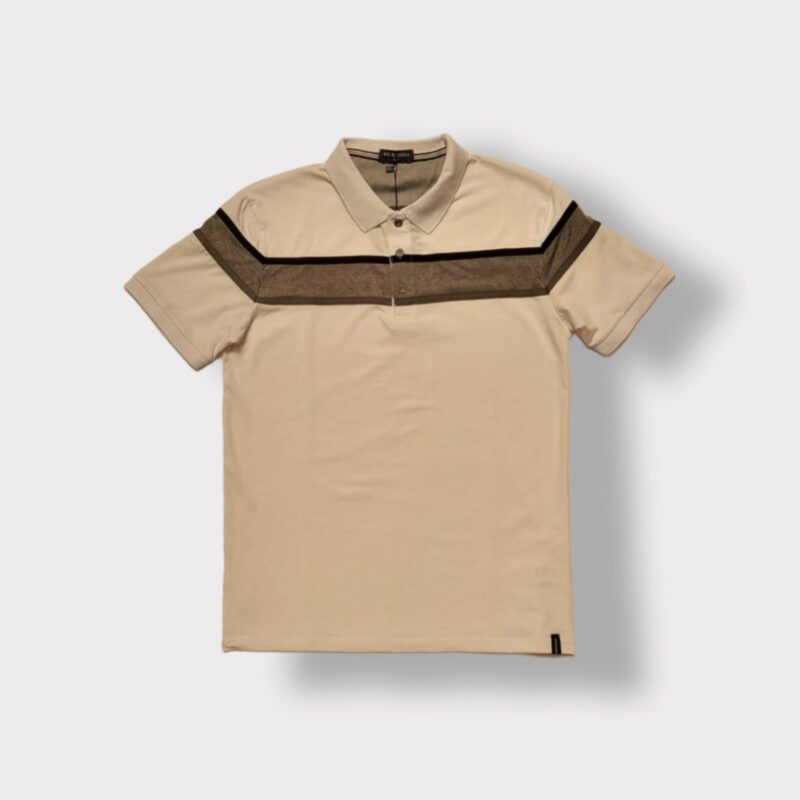 CAMISETA BIG BUDDHA TIPO POLO RAYAS