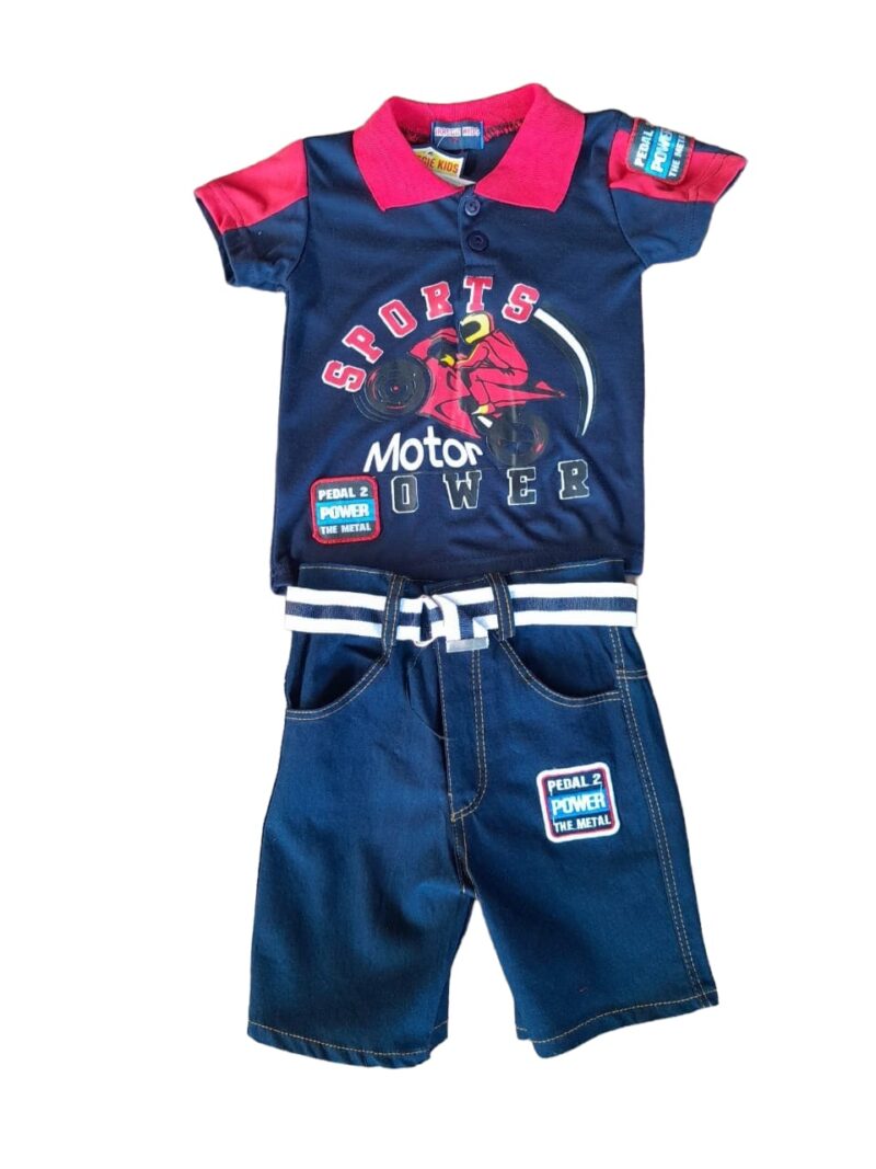 CONJUNTO PERREGIE KIDS SHORT 2-8