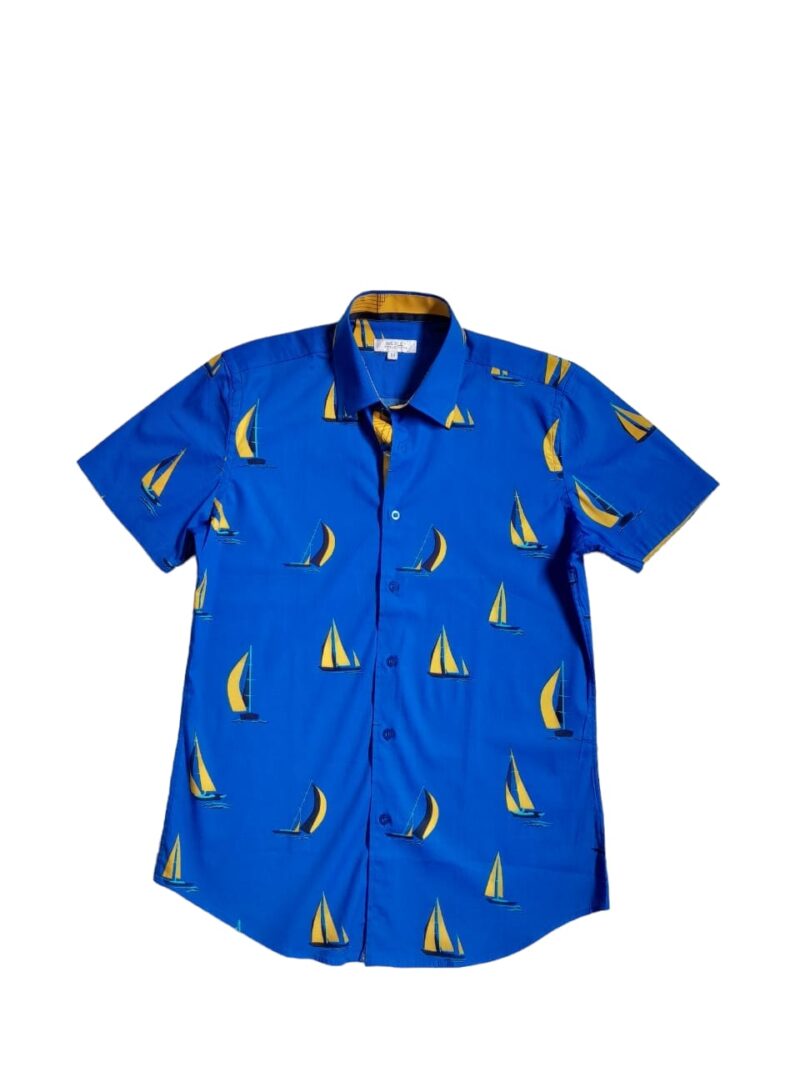 CAMISA WESLEY/BRITISH ESTAMPADA
