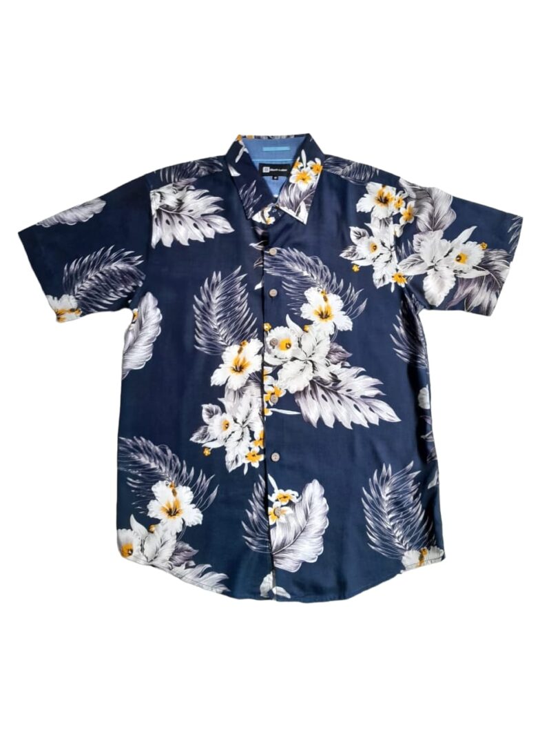 CAMISA BLACK LABEL ESTAMPADA FLORES