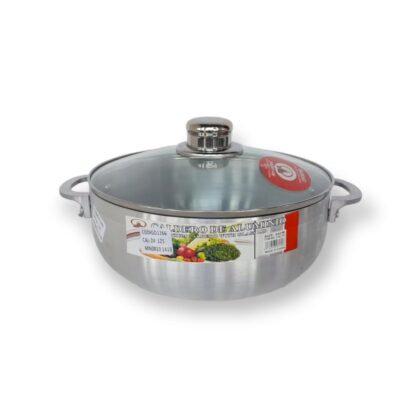 OLLA ALUMINIO 24CM ROCA CAL-24GM