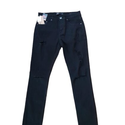 PANTALON ZEOS MEZCLILLA STRECH NEGRO