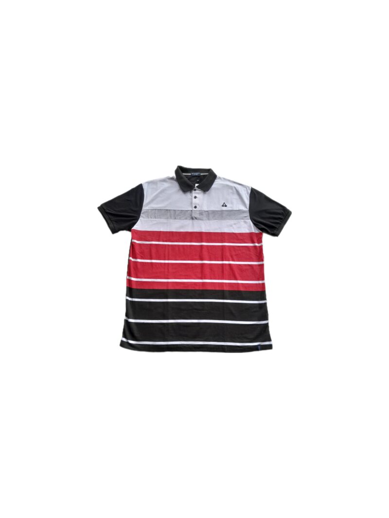 CAMISETA BIG BUDDHA TIPO POLO RAYAS PLUS