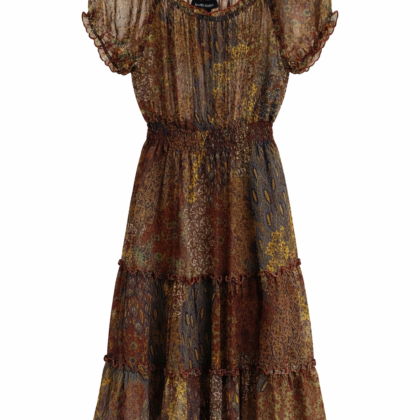 Vestido Estampado Aura – Estilo Romántico y Sofisticado