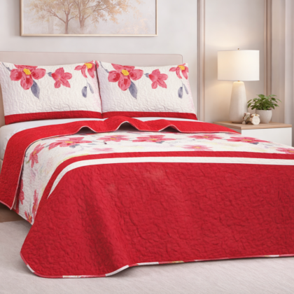 Edredón Quilt Set– Tamaño Queen (3 Piezas)
