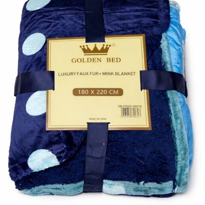 Cobija Golden Bed Luxury azul– 180 x 220 cm