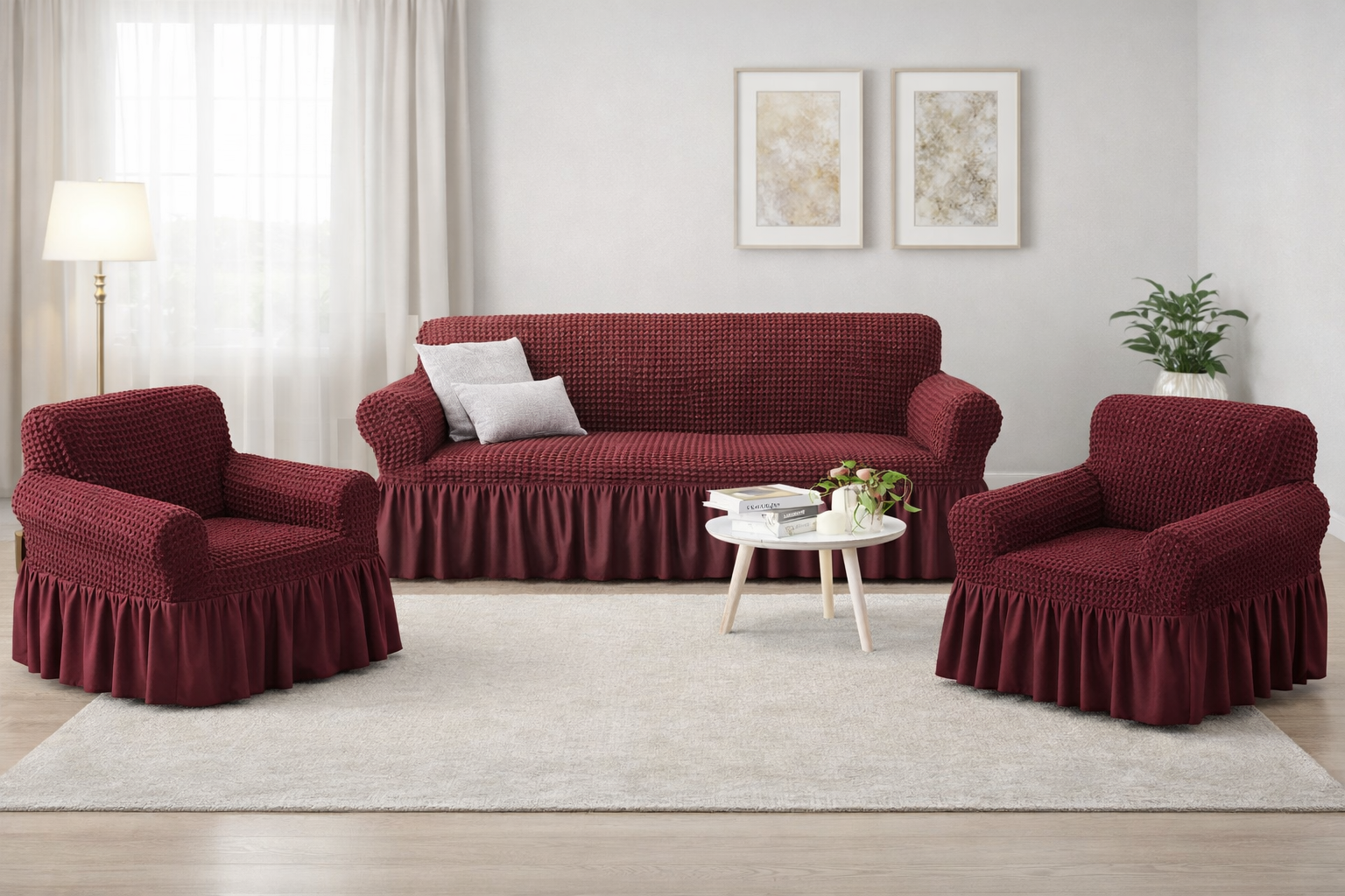 Cobertor para Sofá 3 Piezas – Ajustable