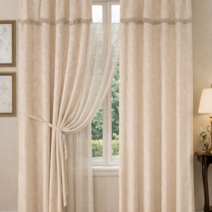 Cortina Jacquard – Set para 1 Ventana