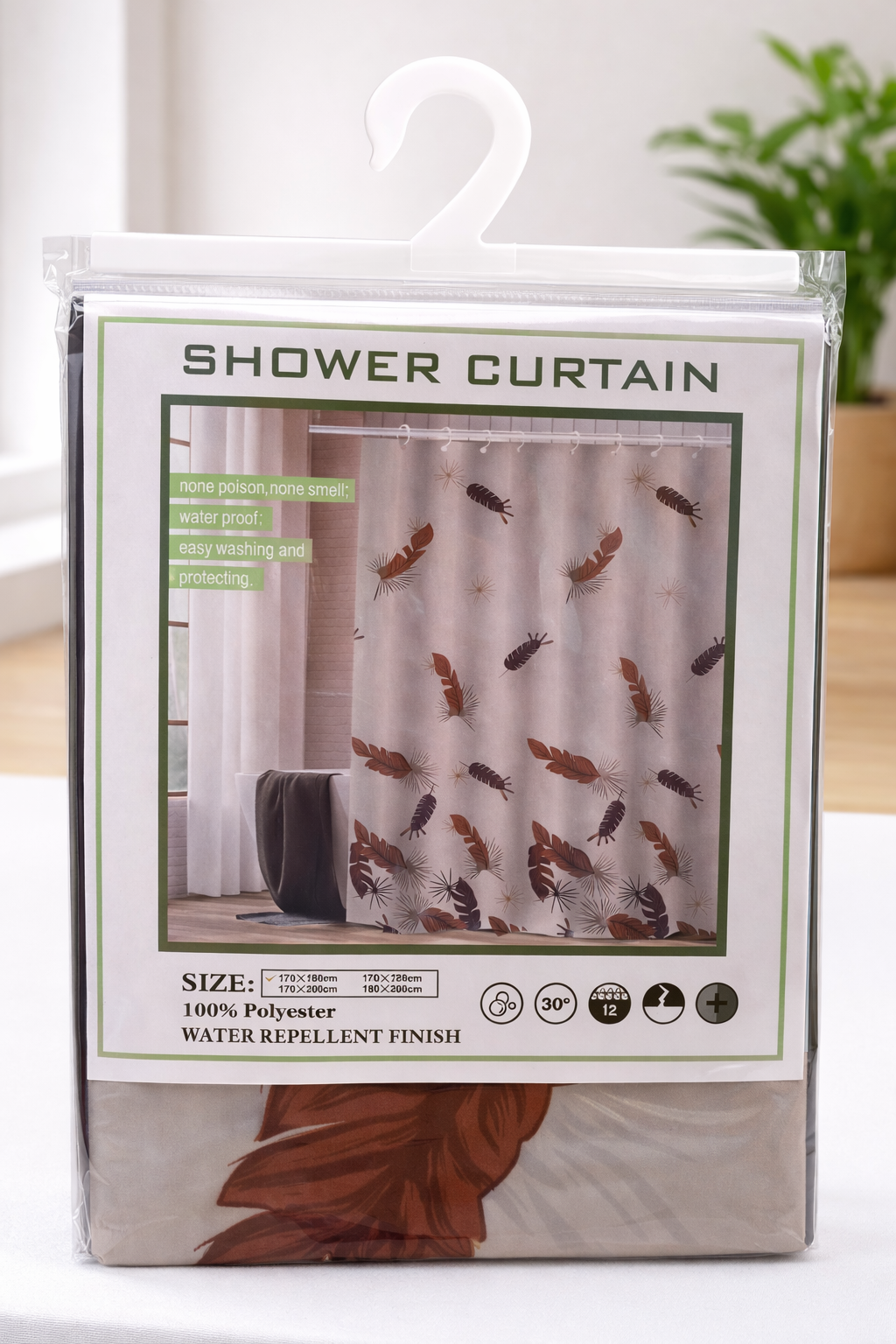 Cortina de Baño Tela Lavable – Frescura y Estilo para tu Baño 🐬🚿
