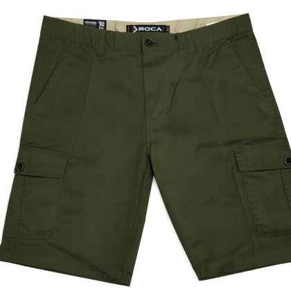 Short cargo tipo army – color verde musgo