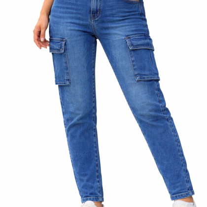 Jeans Cargo de Mujer – Estilo Casual y Moderno