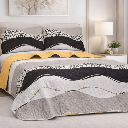 Edredón Quilt Set– Tamaño Queen (3 Piezas)