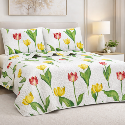 Edredon King  3 Piezas con diseño