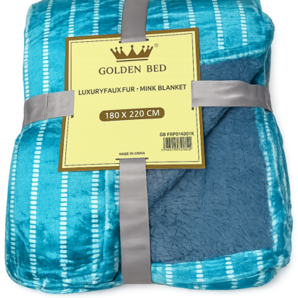 Cobija Golden Bed Luxury turqueza– 180 x 220 cm
