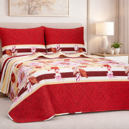 Edredon King  3 Piezas con diseño