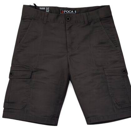 Short cargo tipo army – color gris oscuro