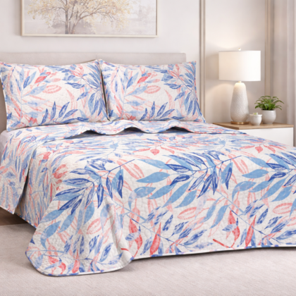 Edredon King  3 Piezas con diseño