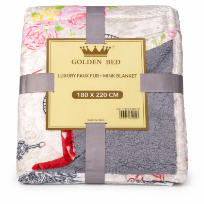 Cobija Golden Bed Luxury Gris– 180 x 220 cm