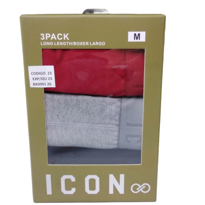Pack de 3 Bóxer para Hombre – BX0091