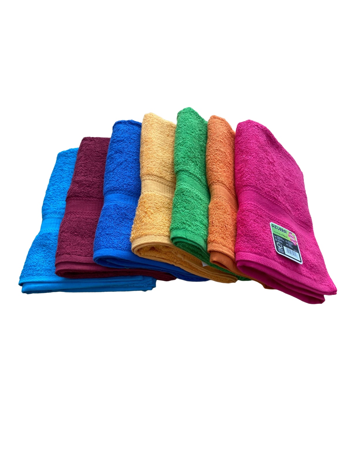 Toalla para Cuerpo 69 x 143 cm – Azzurra (paq de 12 unds) colores varios