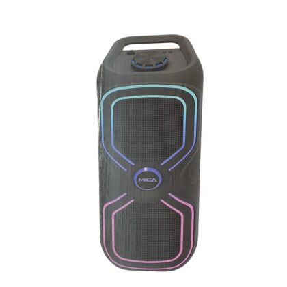 Parlante Portátil Bluetooth con Micrófono y Luces RGB