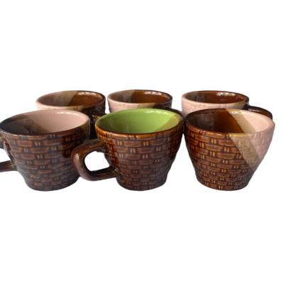 Juego de Tacitas Minimalista – 6 Tacitas para Café o Té