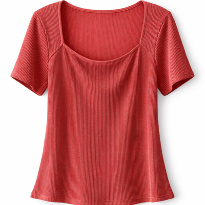 Blusa Texturizada Cuello Cuadrado – BL0805