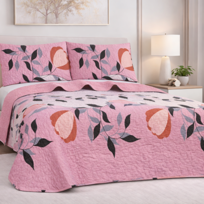 Edredón Quilt Set  – Tamaño King (3 Piezas)