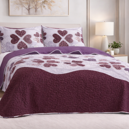 Edredón Quilt Set– Tamaño Queen (3 Piezas)