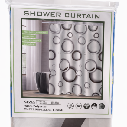 Cortina de Baño Tela Lavable  – Frescura y Estilo para tu Baño 🚿