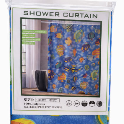 Cortina de Baño Tela Lavable  – Frescura y Estilo para tu Baño 🚿