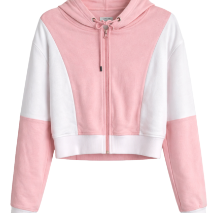 Hoodie Cropped Bicolor – SD0018
