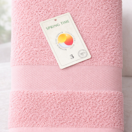 Toalla 100% Algodón 76x153 cm Palo rosa