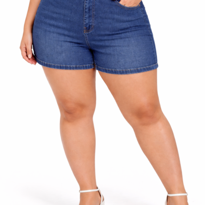 Short Denim Stretch Talla Grande – Comodidad y Estilo Diario