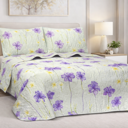 Edredon King  3 Piezas con diseño