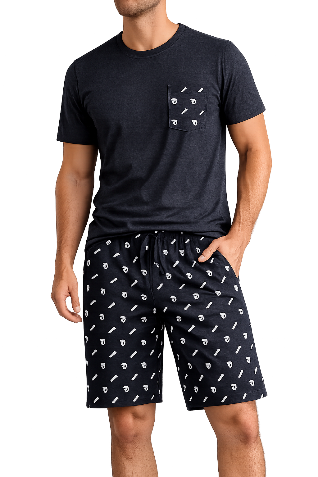 Pijama Hombre – Set Camiseta + Short