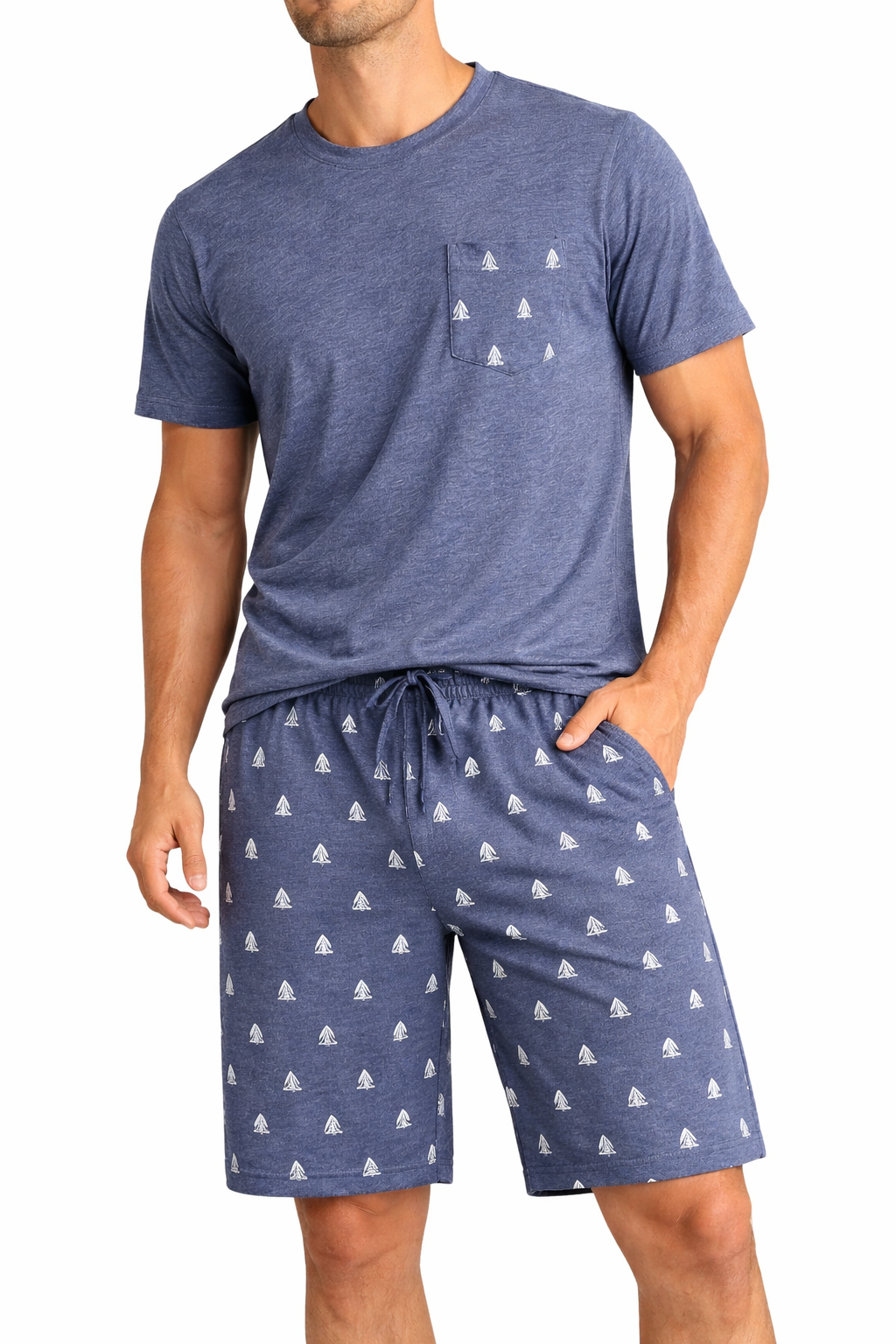 Pijama Hombre – Set Camiseta + Short - Image 3